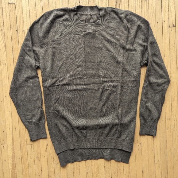 Light-Brown Crew-Neck Sweater - Picture 1 of 2
